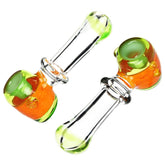 Blooming Slime Barrel Hammer Glass Hand Pipe - 4.75" - Discreet Smoker